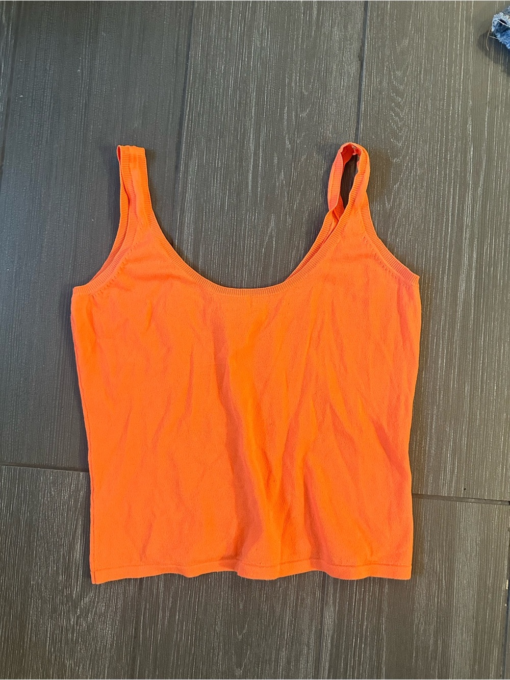 Vintage Coral Knit Tank Top
